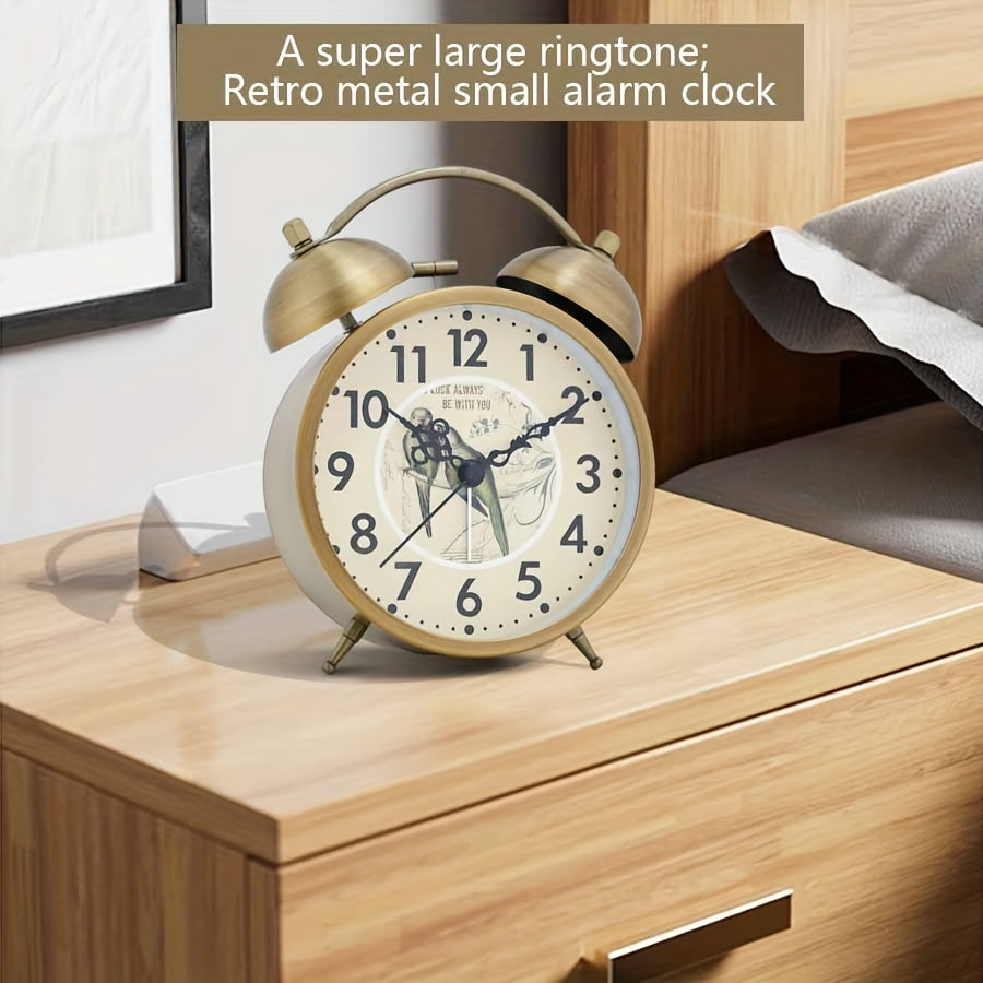 Nordibell Luminous Nordic Alarm Clock In Vintage Style
