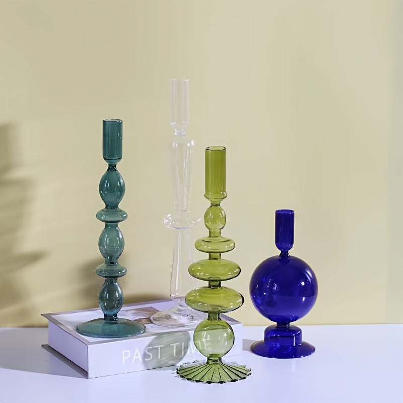 Auravine Glasvase und Kerzenhalter Elegantes Dekorationsstück