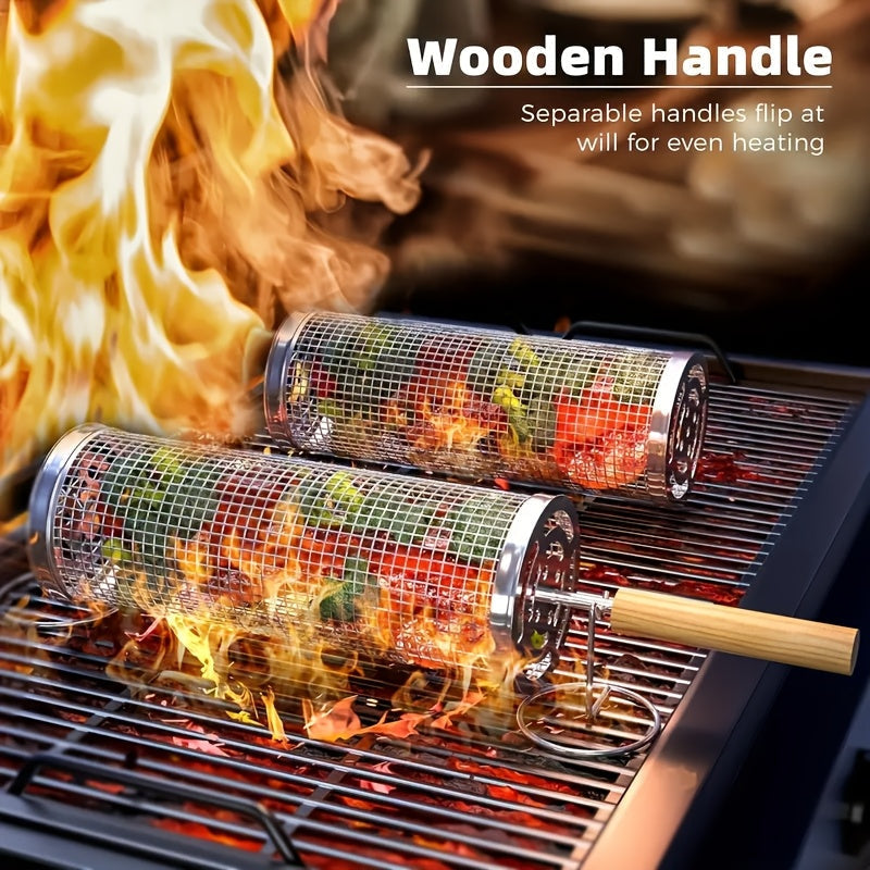 Eldkorg Öppen Låggrill Set, Portabel och Värmetålig