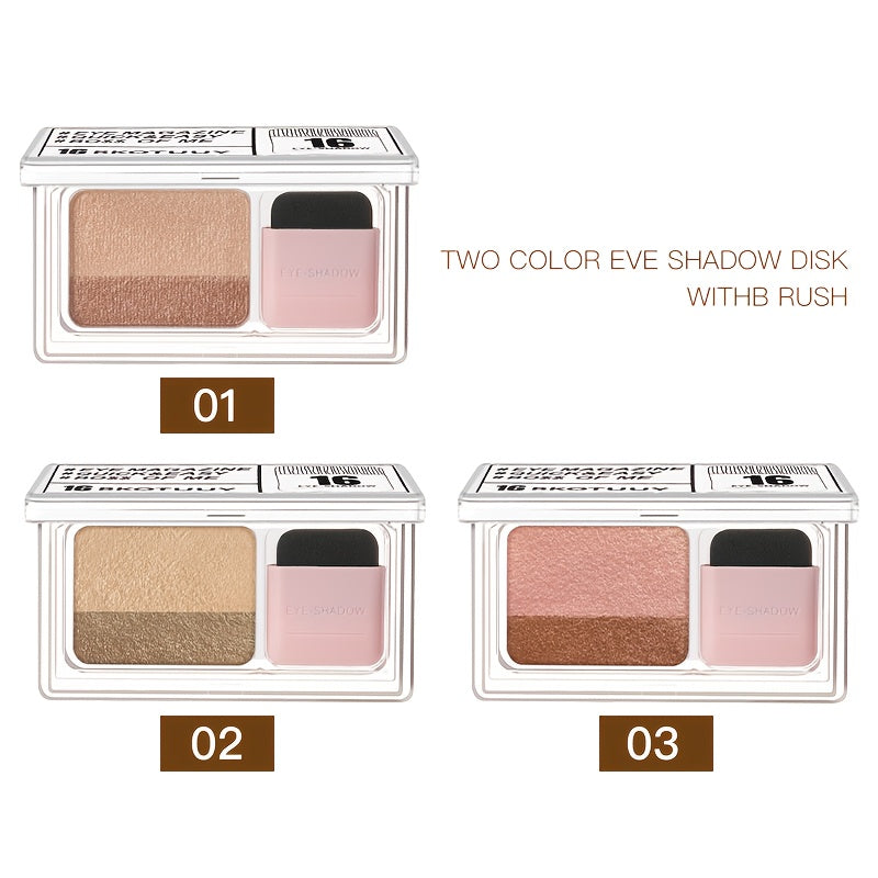 Glamista Waterproof Shadow Palette With Long-Lasting Color, 5-8 Shades