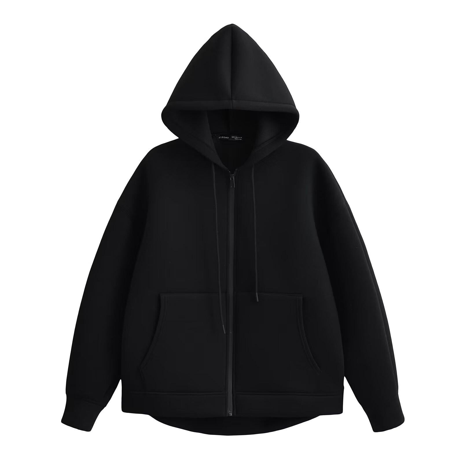 Aster Damen Zip-Hoodie mit großen Fronttaschen für ganzjährigen Komfort