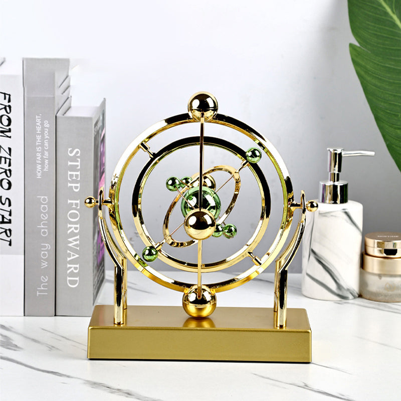 OrbitMotion dekorativ pendul med evig svingning til hjem og kontor display