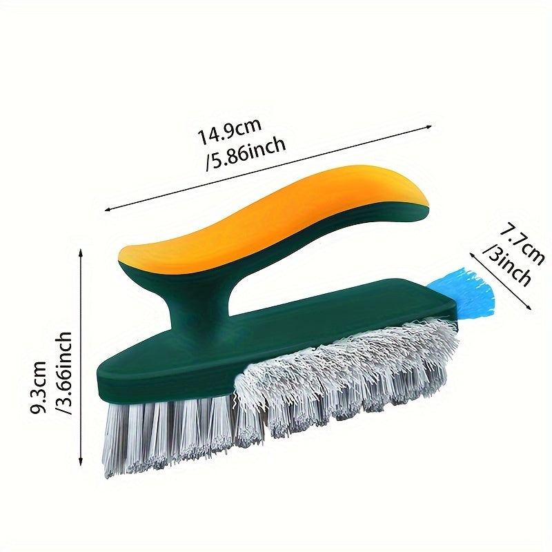 Brosse CleanPro 2-en-1 pour fentes et sols avec plastique durable, design portable