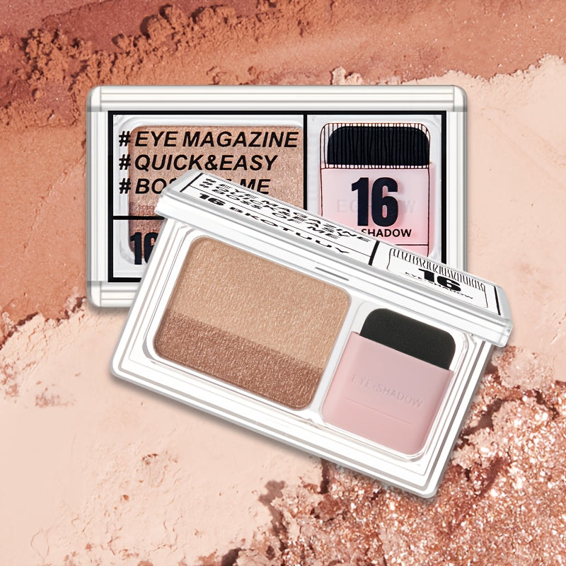 Glamista Waterproof Shadow Palette With Long-Lasting Color, 5-8 Shades