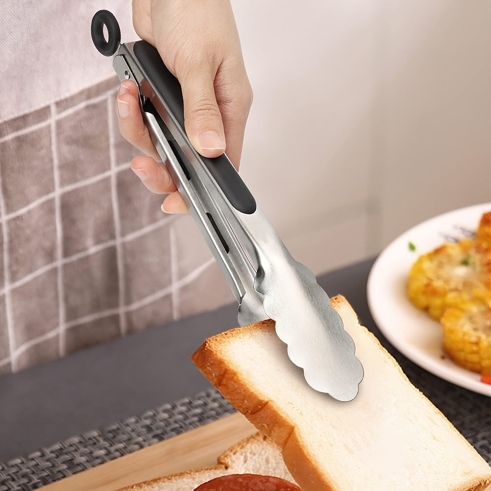 Locktong tång i rostfritt stål med silikonhandtag och låsfunktion
