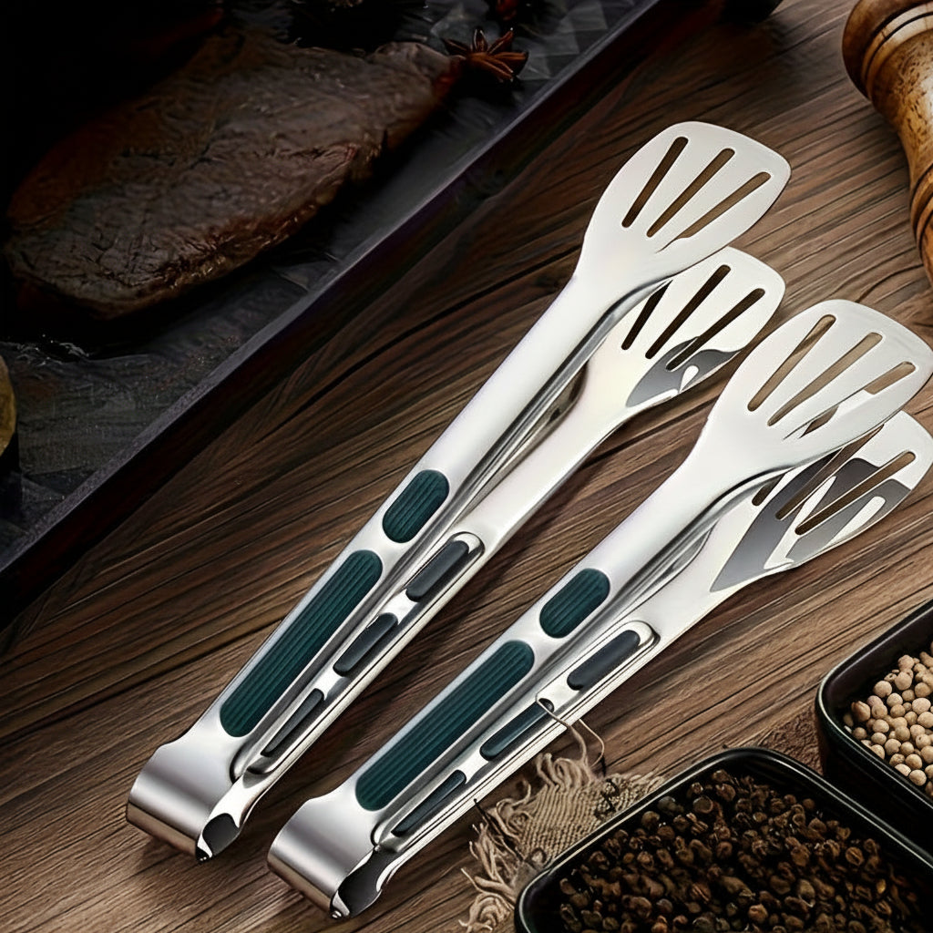 Servetong Stainless Steel Tongs With Secure Grip For Precise Serving