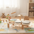 Kit de instrumentos de madera Sunrise para la exploración y el juego musical temprano