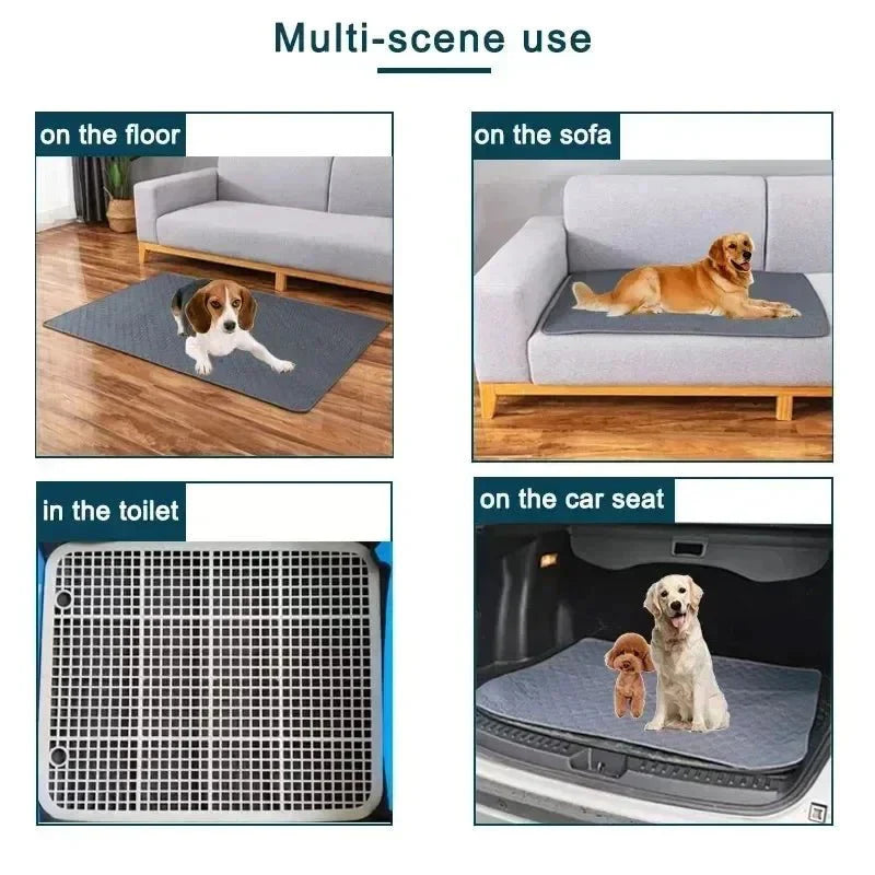 EcoComfort genanvendelige tissemåtter til hunde, vaskbare og holdbare