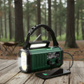 רדיו חירום סולארי BrightGuard עם טעינת USB ופנס