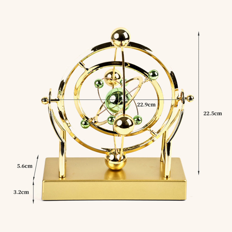 OrbitMotion dekorativ pendul med evig svingning til hjem og kontor display