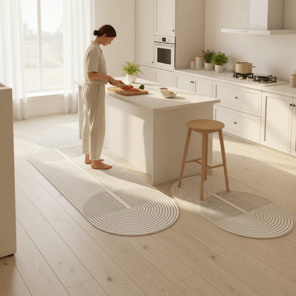 NovaEase Non Slip Kitchen Mat Cushioned For Sink And Stove Areas