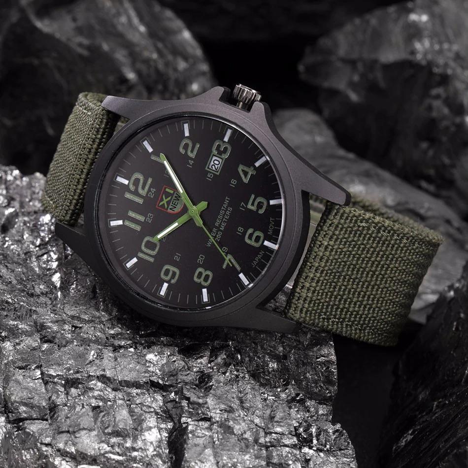 Iron Peak Watch With LED Light Waterproof And Shock Resistant Timepiece