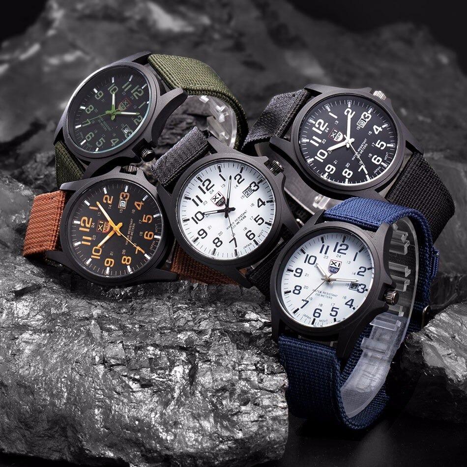 Iron Peak Watch With LED Light Waterproof And Shock Resistant Timepiece