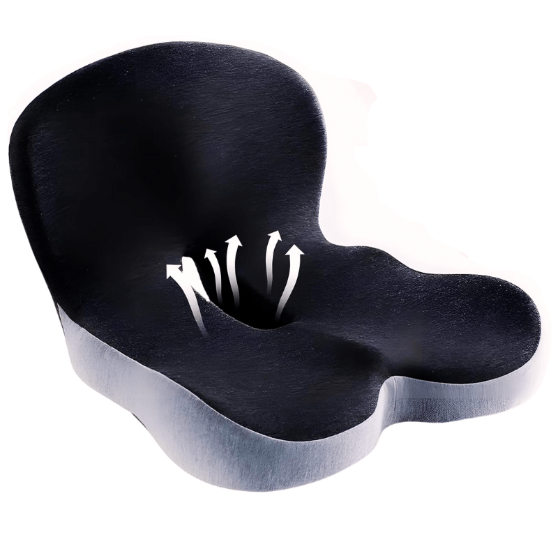 NovaComfort All-Day Seat Cushion With Memory Foam And Ergonomic Support For Home Or Office