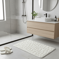 Alfombrilla de baño SereneStride ultra suave para secado rápido y comodidad diaria en el hogar