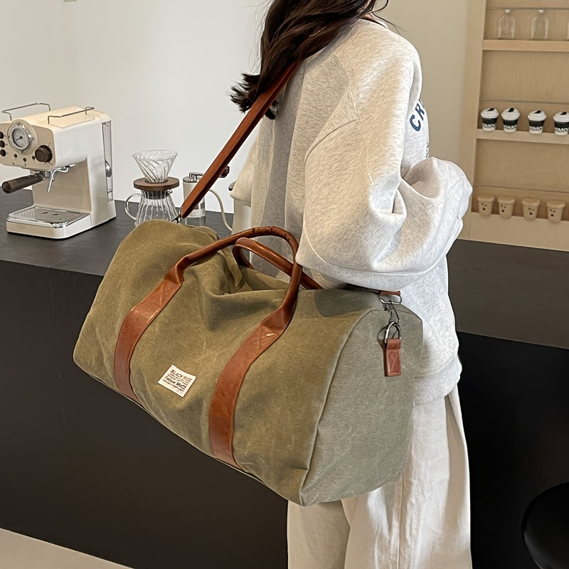 Borsa da viaggio Luxibag Vintage lavata con organizer multiuso e grande capacità