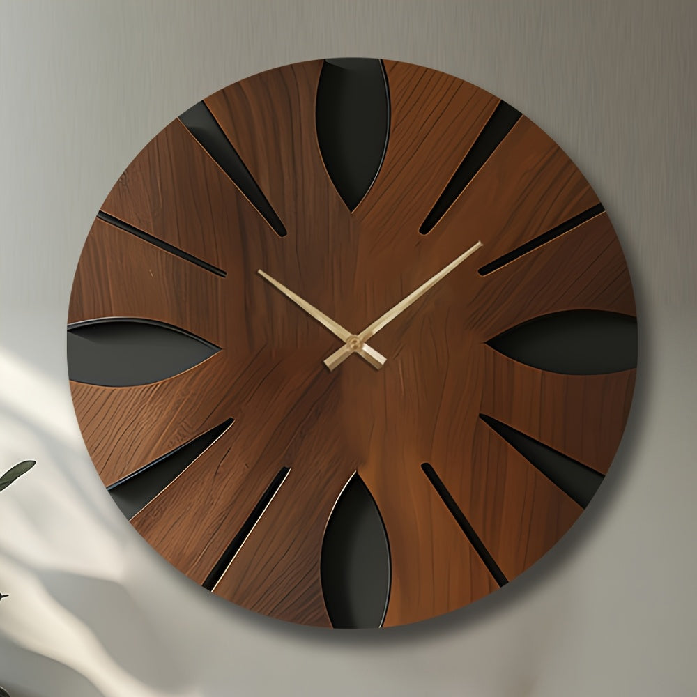 Timberhour vintage MDF hodiny s tichým chodem pro domácí dekoraci
