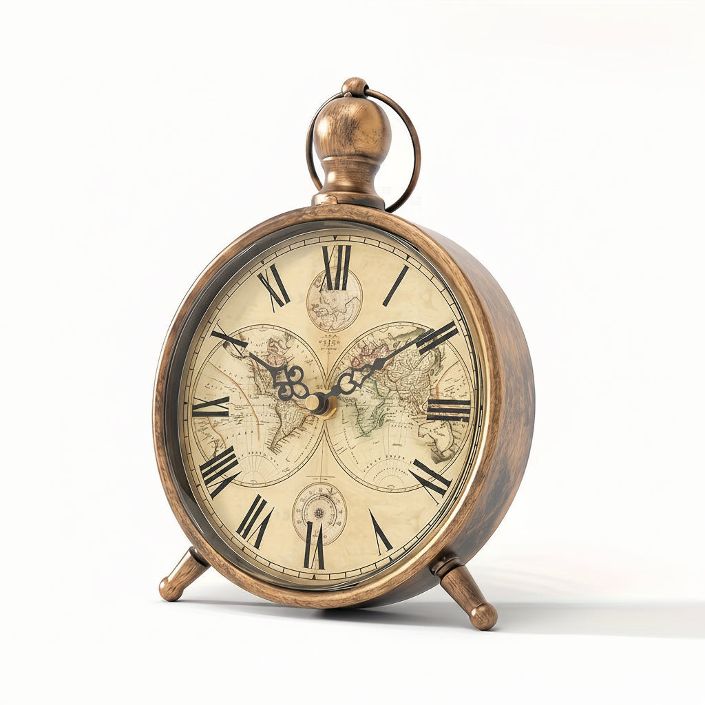 Chateauchime Non-Ticking Desk Clock In Eiffel Tower Style