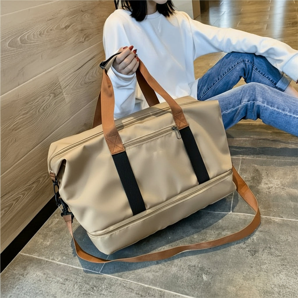 Voyara Wet and Dry Travel Tote for On the Go Organization
