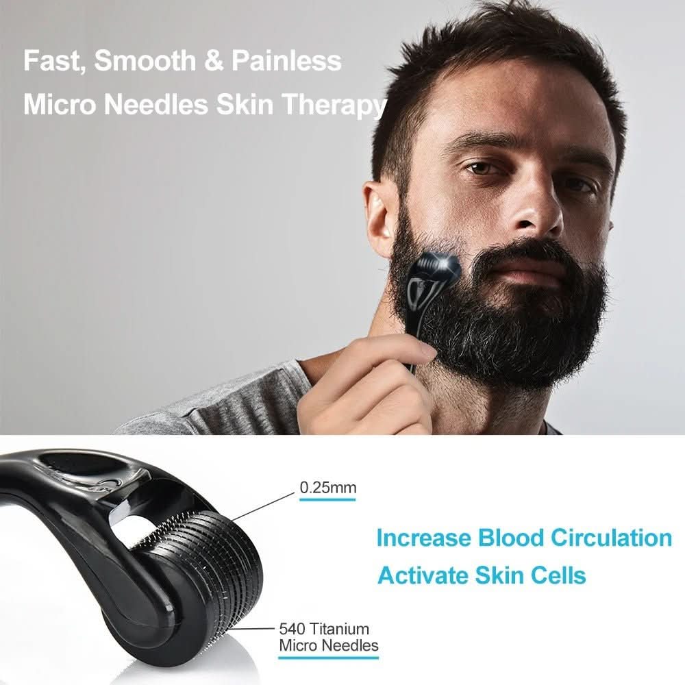 Kit BeardVibe para el Crecimiento de Barba en Zonas Irregulares y para un Crecimiento Saludable de la Barba
