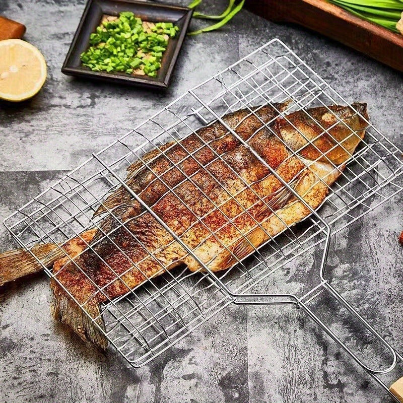 Grilovací koš GrillGrid s velkou kapacitou pro rovnoměrné venkovní grilování