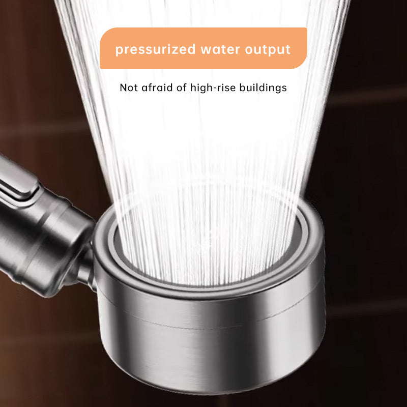 Cabeça de Chuveiro Portátil Steelrain em Aço Inoxidável com Jato Potente