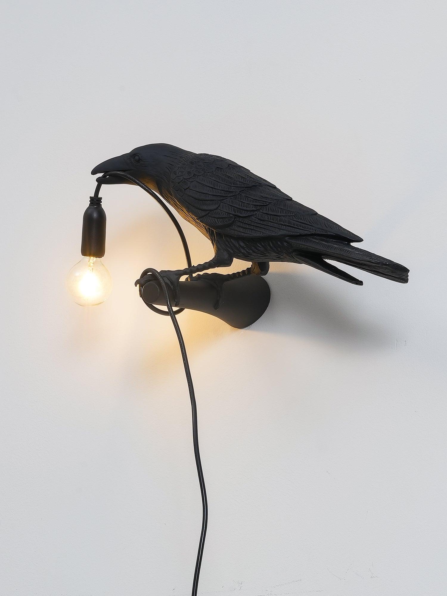 Vogelwandlamp voor woondecoratie met zacht sfeervol accentlicht