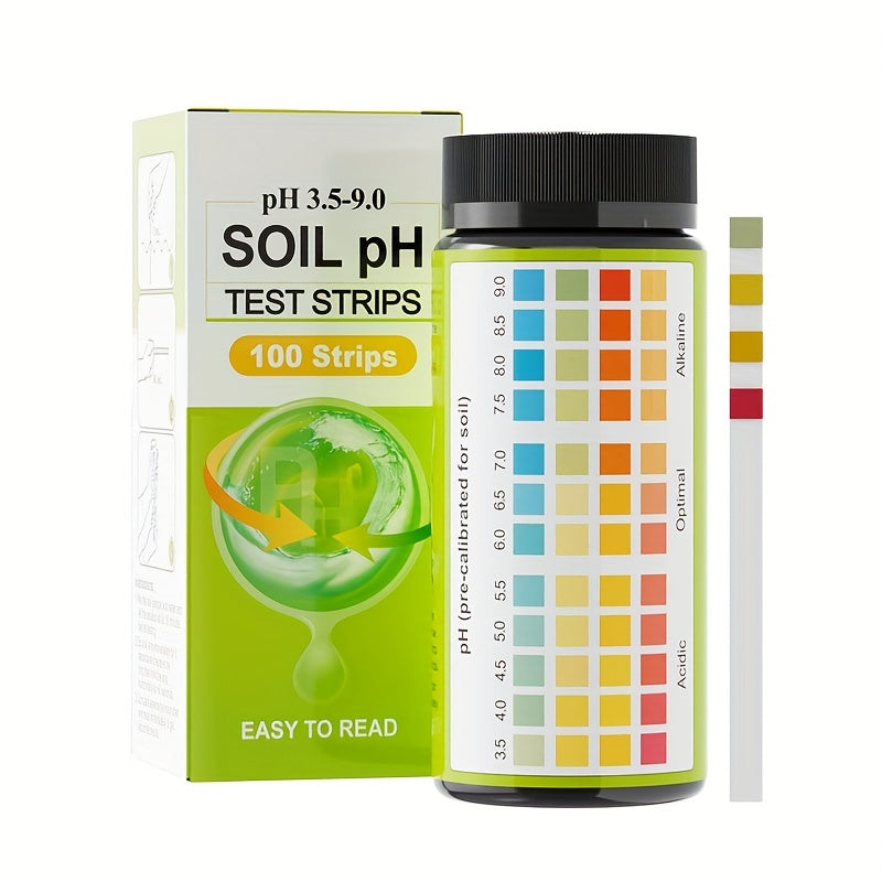 Soilcheck 100 pH testovací proužky pro zahradu a trávník