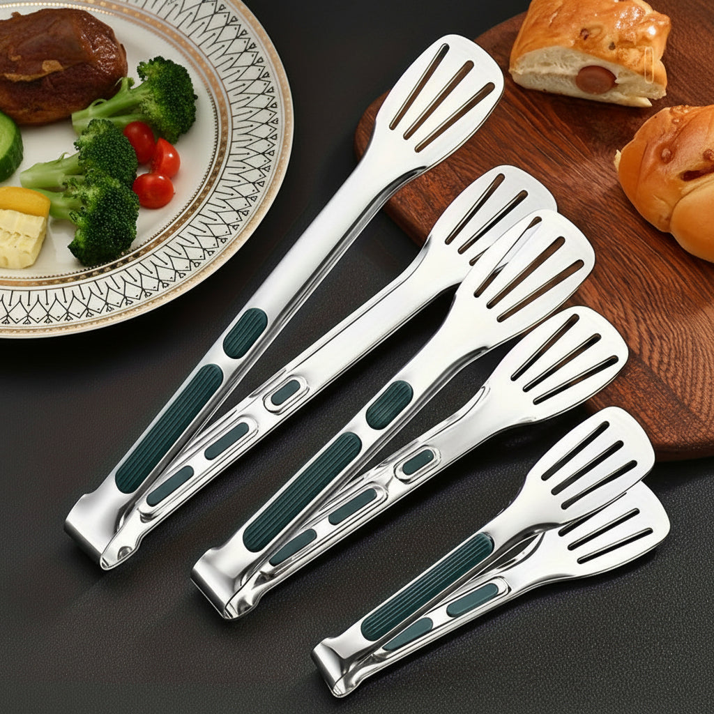 Servetong Stainless Steel Tongs With Secure Grip For Precise Serving