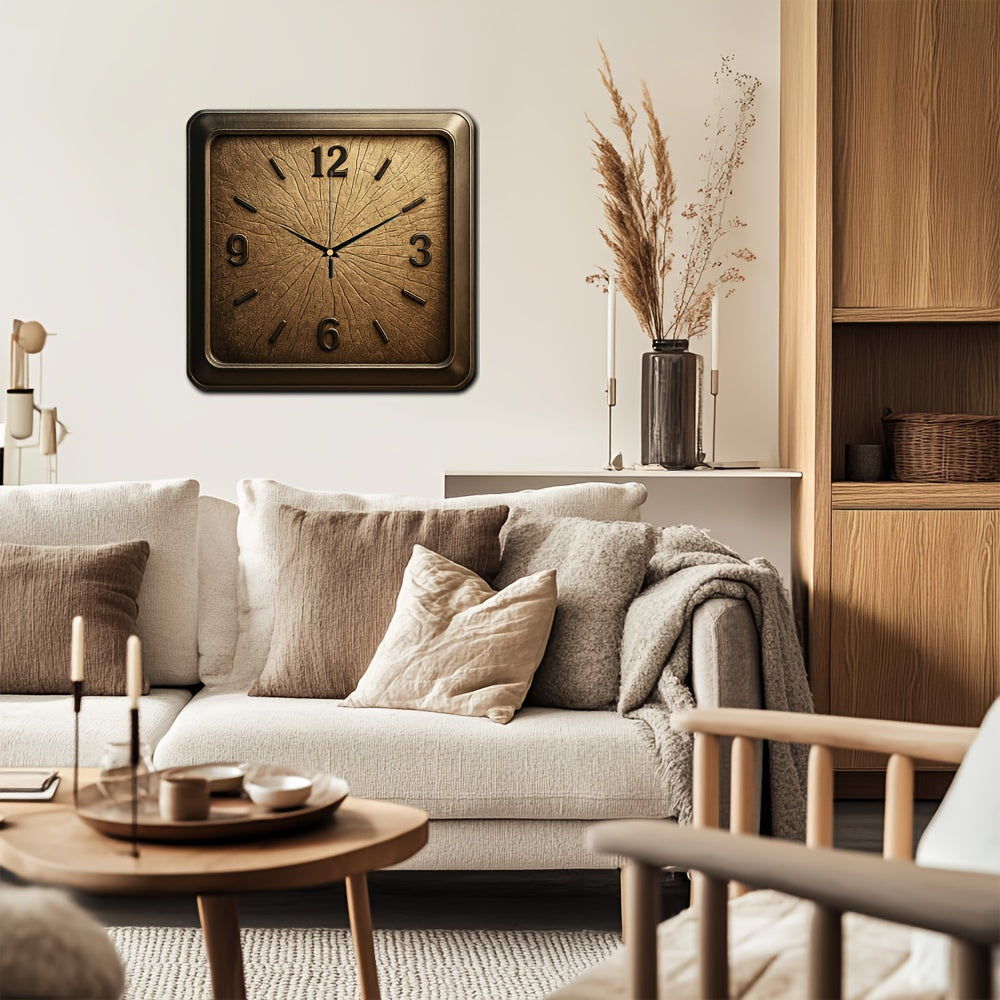 Woodtime Massivt Træ Minimalistisk Vægur
