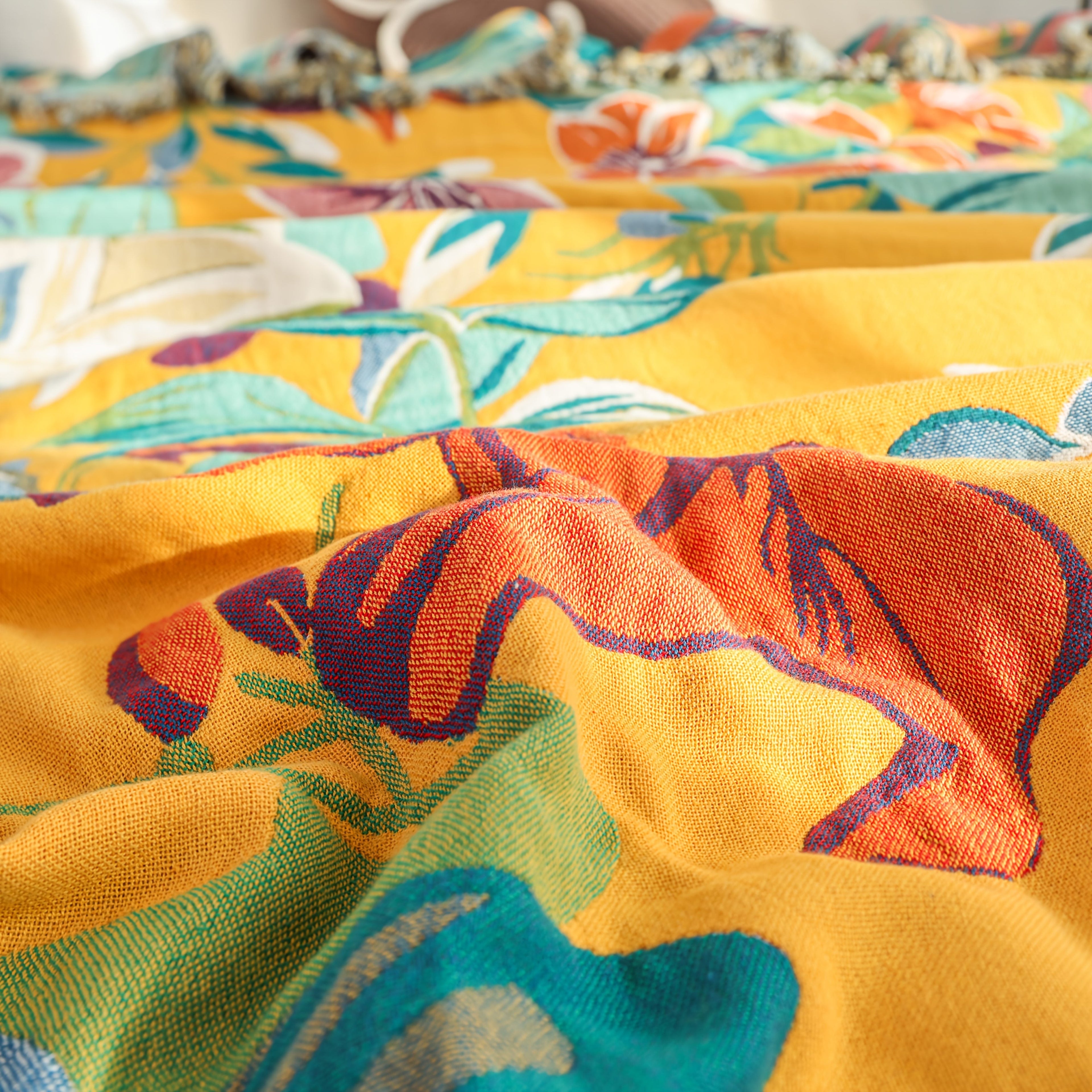 Purebloom Breathable Blanket With Cotton Jacquard For Cool Sleep