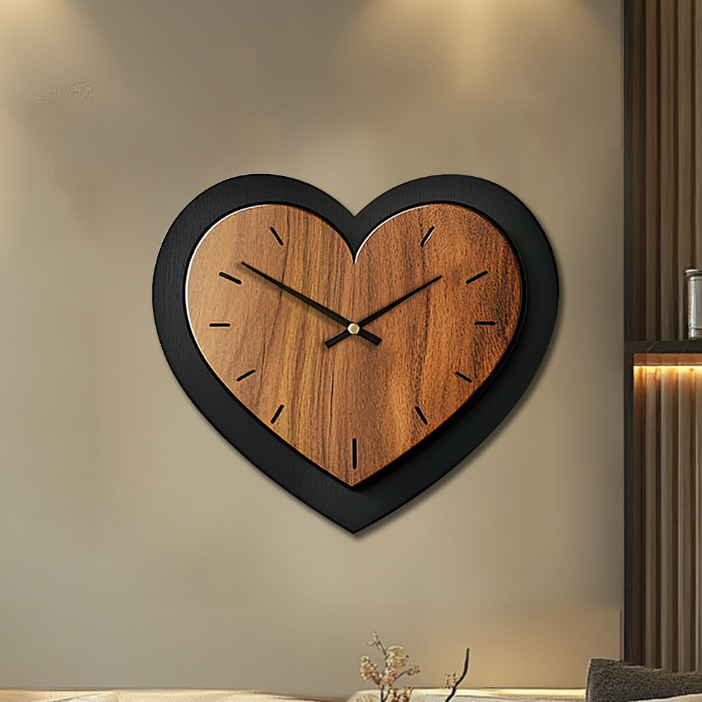 Rustikální dřevěné nástěnné hodiny Timberheart