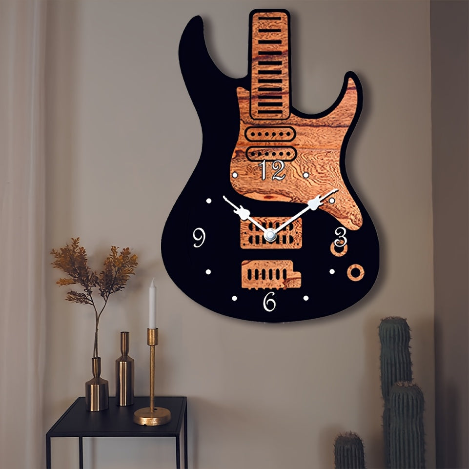 Zegar gitarowy Melodytime dla fanów muzyki – dekoracja do domu na dziś