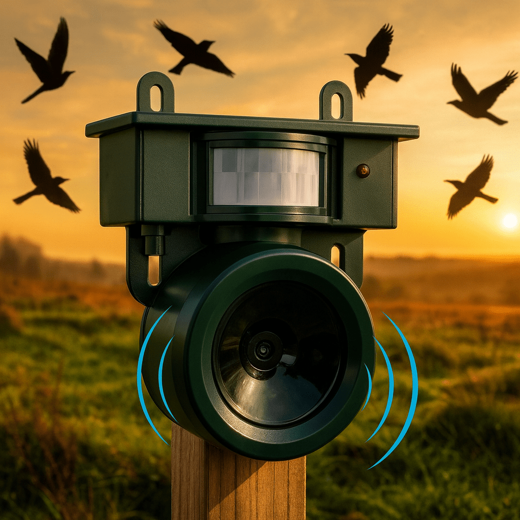 FeatherGuard Pro odpuzovač ptáků na balkon a zahradu