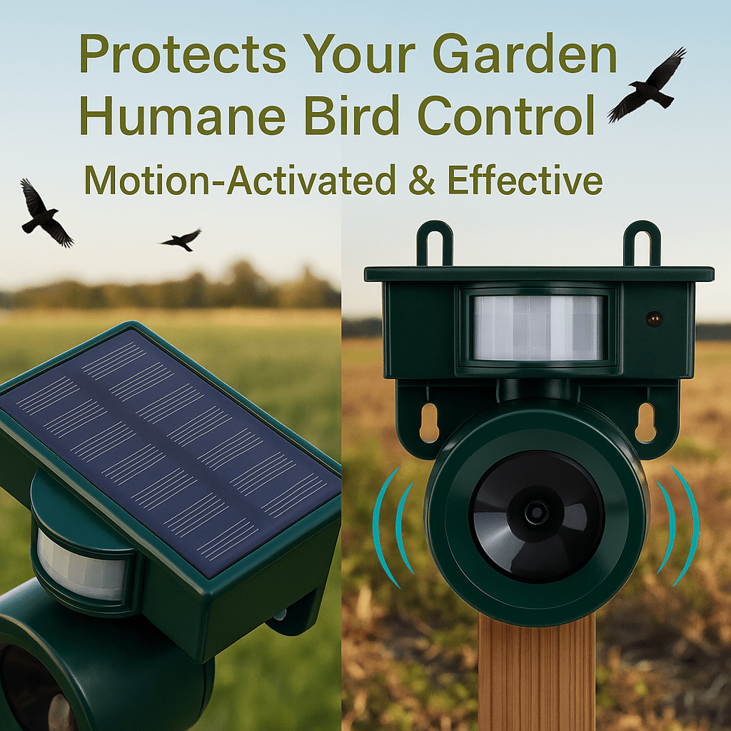 FeatherGuard Pro odpuzovač ptáků na balkon a zahradu