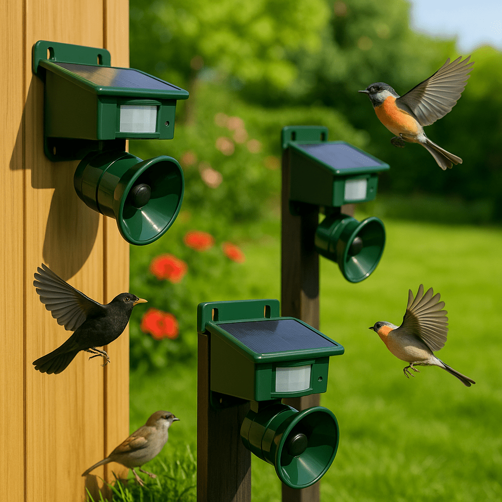 FeatherGuard Pro odpuzovač ptáků na balkon a zahradu