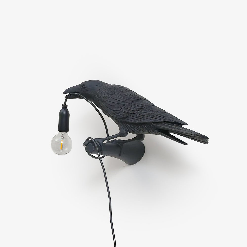 Vogelwandlamp voor woondecoratie met zacht sfeervol accentlicht