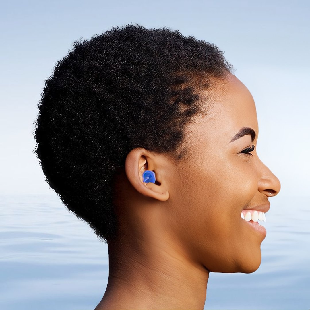 Inflatable Reusable Earplugs With 35 dB Noise Reduction And Medical Silicone Waterproof