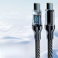 SuperCharge 120W Type-C-kabel med LED-display för snabb laddning av enheter