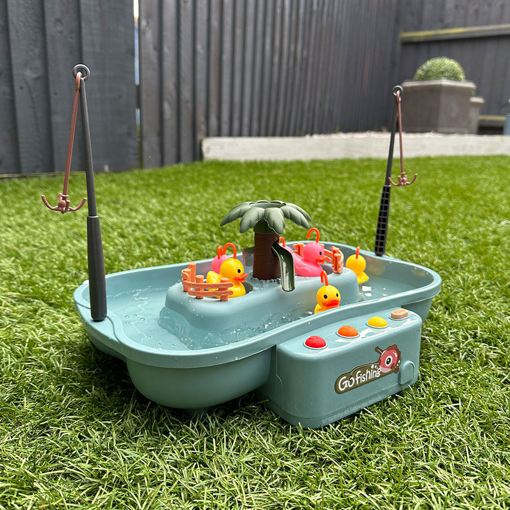 Jogo Hook The Duck com Fluxo de Água para Diversão Familiar Interior ou Exterior