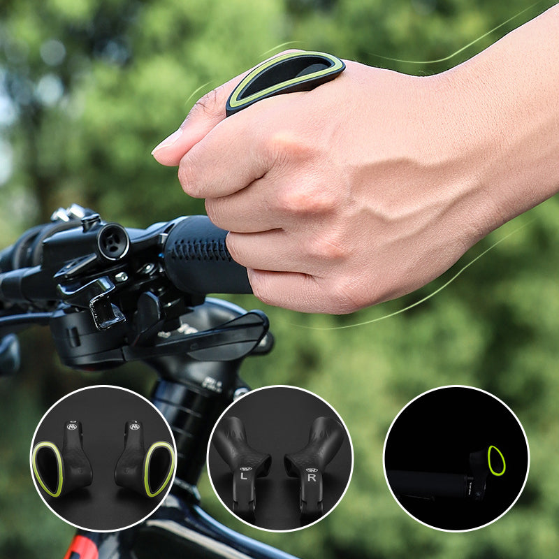 Coppia di impugnature ergonomiche per bici per un allineamento naturale della mano