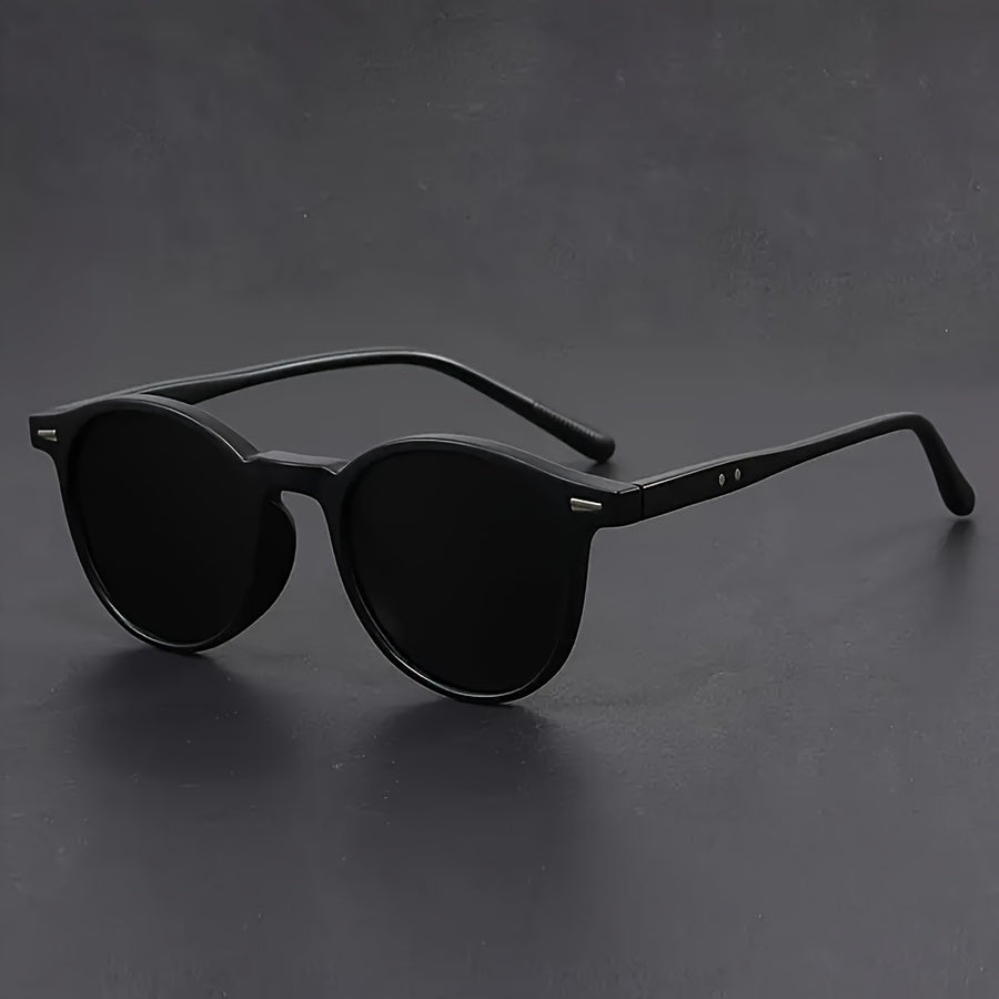 Men's Sunglasses RetroView – Round Tortoiseshell Glasses with Light Frame
