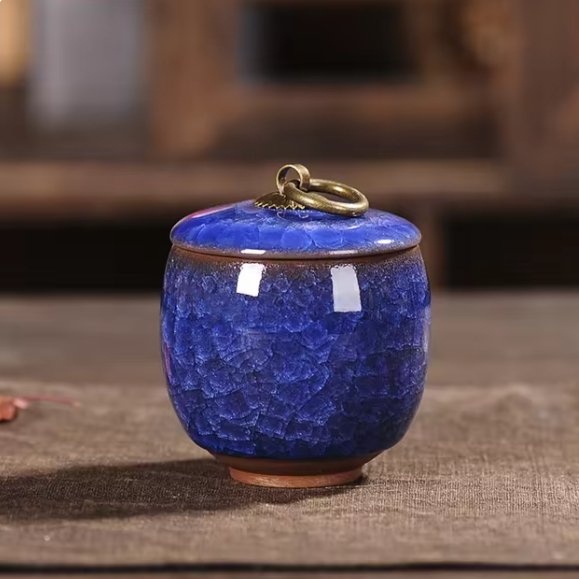 Meadowlark Whisker Haven Urn For Pets Ceramic Memorial