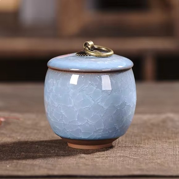 Meadowlark Whisker Haven Urn For Pets Ceramic Memorial