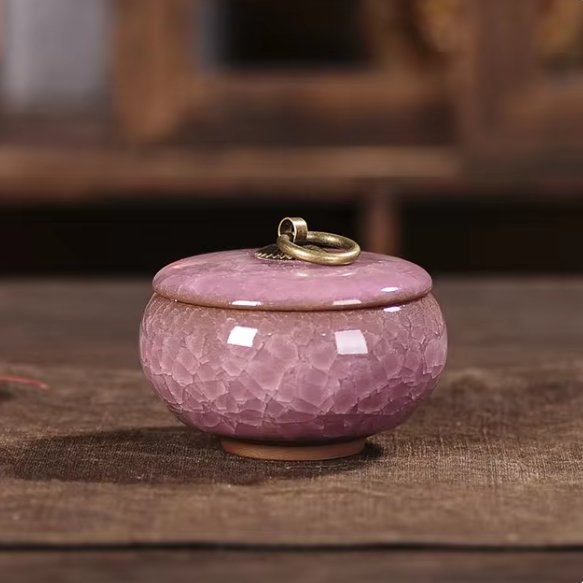 Meadowlark Whisker Haven Urn For Pets Ceramic Memorial
