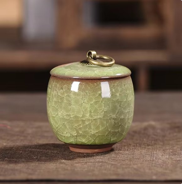 Meadowlark Whisker Haven Urn For Pets Ceramic Memorial