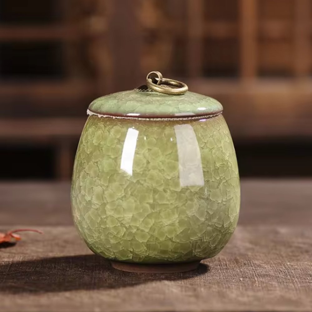 Meadowlark Whisker Haven Urn For Pets Ceramic Memorial
