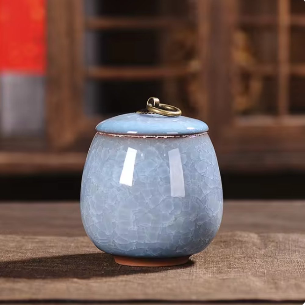 Meadowlark Whisker Haven Urn For Pets Ceramic Memorial