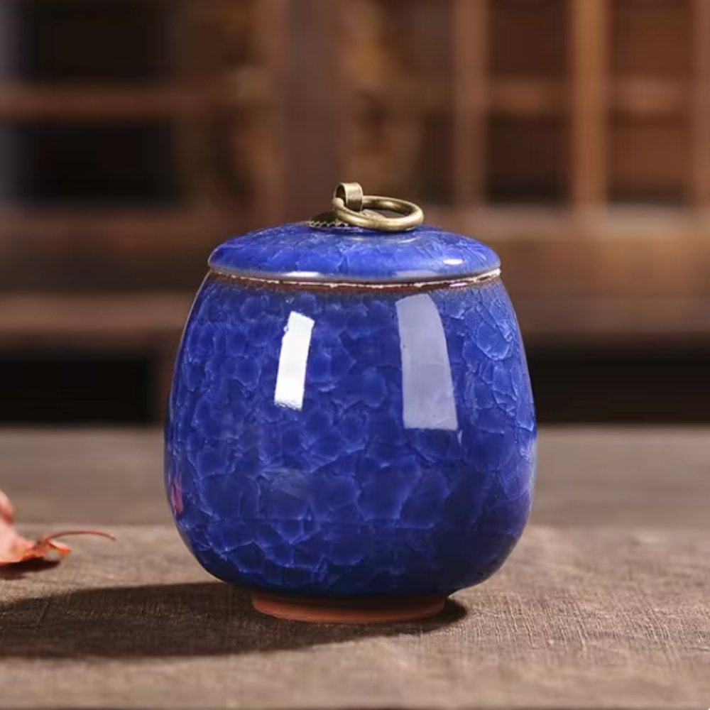 Meadowlark Whisker Haven Urn For Pets Ceramic Memorial