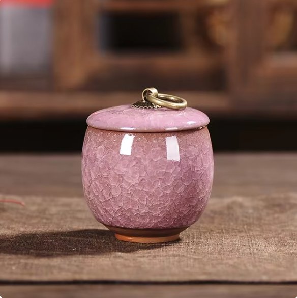 Meadowlark Whisker Haven Urn For Pets Ceramic Memorial